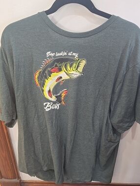 Bass Pro Shops Green Bass Graphic Tee